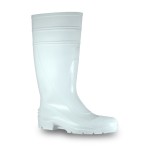 GUMBOOT UTILITY NON-SAFETY PVC EH 400MMH WHITE SZ 5 BATA