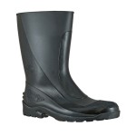 GUMBOOT HANDYMAN NON-SAFETY PVC 300MMH BLACK SZ 5 BATA