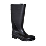 GUMBOOT HANDYMAN NON-SAFETY PVC 400MMH BLACK SZ 12 BATA