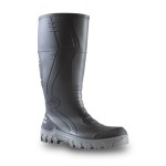 GUMBOOT JOBMASTER 3 STEEL TOE CAP & MIDSOLE PVC 400MM BLACK/GREY SOLE SZ 14 BATA