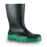 GUMBOOT JOBMASTER 3 NON-SAFETY PVC EH 400MMH BLACK/GREEN SZ 10 BATA
