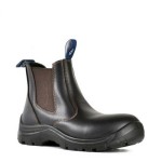 BOOT BUSHMAN NON-SAFETY HRO SOLE PULL ON CLARET SZ 4 BATA