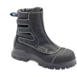 SAFETY BOOTS SMELTER BLACK FLAME RESISTANT STEEL TOE RUBBER OUTSOLE STYLE 981 SZ 9.5 BLUNDSTONE