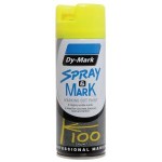 PAINT SPRAY & MARK FLUORO YELLOW 350GM 40013525 DYMARK