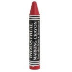 LEVIATHAN INDUSTRIAL CRAYONS RED BOX 12 12345602 DYMARK
