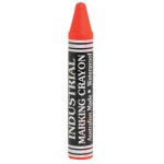 LEVIATHAN INDUSTRIAL CRAYONS FLUORO ORANGE BOX 12 12345626 DYMARK