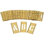 STENCIL INTERLOCKING 150MM LETTERS SET 13711150 DYMARK