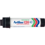 ARTLINE 120 PERMANENT MARKER BLACK 20MM WEDGE NIB BOX 6