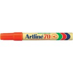 ARTLINE 70 PERMANENT MARKER ORANGE 1.5MM BULLET NIB BOX 12