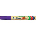ARTLINE 70 PERMANENT MARKER PURPLE 1.5MM BULLET NIB BOX 12