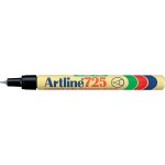 ARTLINE 725 PERMANENT MARKER BLACK 0.4MM PLASTIC NIB BOX 12