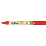 ARTLINE 725 PERMANENT MARKER RED 0.4MM PLASTIC NIB BOX 12