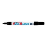 ARTLINE 409 PERMANENT PAINT MARKER BLACK 4.0MM CHISEL NIB BOX 12
