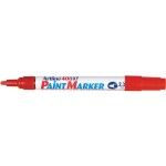 ARTLINE 440 PERMANENT PAINT MARKER RED 1.2MM BULLET TIP BOX 12