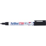 ARTLINE 750 LAUNDRY MARKER BLACK 0.7MM BULLET NIB DISPLAY 24