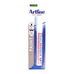 ARTLINE 400 PERMANENT PAINT MARKER WHITE 2.3MM BULLET TIP HANGSELL