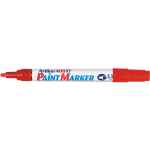 ARTLINE 400 PERMANENT PAINT MARKER RED 2.3MM BULLET TIP SINGLE