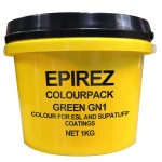 FLOORING COLOUR PACK GREEN 1KG EPIREZ