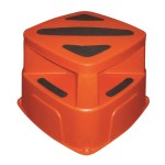 SAFETY STEP ORANGE 500MM X 500MM X 360MM ANTI SLIP TREAD SWL 250KG SS250K