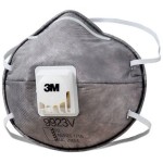 DUST MASK / RESPIRATOR FLAT FOLD P2 VALVED MINING 3M 9923V BOX 10