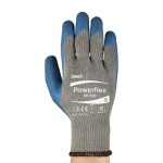 GLOVES POWERFLEX 80-100 KNITTED LATEX CRINKLE SURFACE SIZE 8 PACK 12