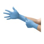 GLOVES ANSELL POWDER FREE PREMIUM BLUE NITRILE 92-670-M BOX 100