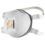 DUST MASK / RESPIRATOR CUPPED GP2 VALVED O/VAPOURS 3M 8577 BOX 10