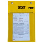 A4 WATERPROOF PERMIT DOCUMENT HOLDER YELLOW