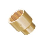 SOCKET NON SPARKING AL-BR 12PT 1/2DR X 28MM