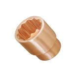 SOCKET NON SPARKING BE-CU 12PT 1/2DR X 20MM