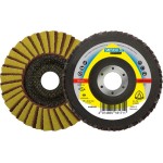 FLAP DISC (SMT850) SPECIAL / COMBO / 12DEG / MAROON 125 X 22MM MEDIUM