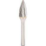BURR TUNGSTEN CARBIDE (HF100G) POINTED ARC-SHAPED END 8X19X6.35MM