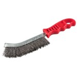 WIRE HAND BRUSH STEEL BRISTLES PLASTIC HANDLE KLINGSPOR