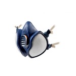 RESPIRATOR HALF FACE ORGANIC VAPOURS/DUST SERIES 4000 A1P2 4251+ 3M