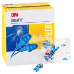 EARPLUGS CORDED DETECTABLE CL3 ULTRAFIT 340-4007 3M - PACK 100