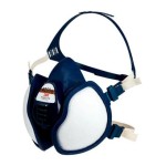 RESPIRATOR HALF FACE ORGANIC VAPOUR/PARTICULATE A2P2 4255+ 3M