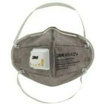 DUST MASK / RESPIRATOR FLAT FOLD P2 VALVED 9542V 3M BOX 20