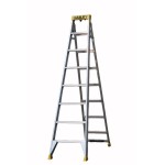 LADDER DUAL PURPOSE PRO ALUMINIUM DP8 IND PUNCHLOCK 2.4/4.4M 150KG AS1892 BAILEY