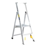 LADDER PLATFORM ALUMINIUM PRO EXTREME PFS2 IND PUNCHLOCK 0.6M 150KG AS1892 BAILEY