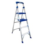 STEP STOOL PLATFORM INDUSTRIAL 4 STEP 135KG AS1892 BAILEY