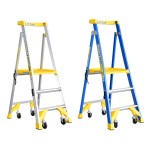 LADDER PLATFORM PRO ALUMINIUM P170-5 JOB STATION 1.5M 170KG AS1892 BAILEY