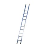LADDER SINGLE ALUMINIUM PRO 9 IND PUNCHLOCK 3.0M 150KG AS1892 BAILEY