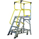 ACCESS PLATFORM 4 LADDERWELD ALUMINIUM 1.10M 200KG AS1892 BAILEY