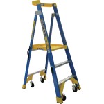 LADDER PLATFORM PRO FIBREGLASS P170-3 JOB STATION 0.9M 170KG AS1892 BAILEY