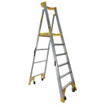 LADDER PLATFORM PRO ALUMINIUM P170-6 JOB STATION 1.8M 170KG AS1892 BAILEY