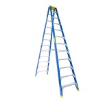 LADDER DOUBLE SIDED PRO FIBREGLASS DS 12 PUNCHLOCK 3.6M 150KG AS1892 BAILEY