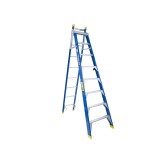 LADDER DUAL PURPOSE FIBREGLASS PRO FSE8 IND PUNCHLOCK 2.4M/4.3M 150KG AS1892 BAILEY