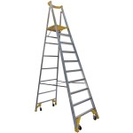 LADDER PLATFORM PRO ALUMINIUM P170-10 JOB STATION 3.0M 170KG AS1892 BAILEY