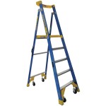 LADDER PLATFORM PRO FIBREGLASS P170-5 JOB STATION 1.5M 170KG AS1892 BAILEY