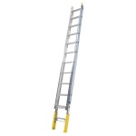 LADDER EXTENSION PRO ALUMINIUM 12 LEVELLER 3.7M/6.2M IND PUNCHLOCK 150KG AS1892 BAILEY